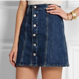 Alexa Chung for AG Jeans Denim Mini Skirt